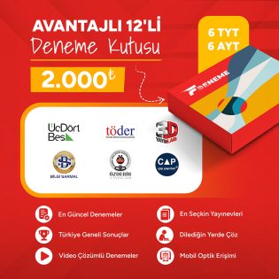 AVANTAJLI 12'Lİ DENEME KUTUSU