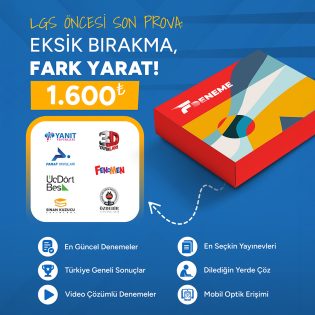 LGS ÖNCESİ SON PROVA 8'Lİ DENEME KUTUSU