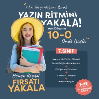 Yılın Yorgunluğunu Bırak, Yazın Ritmini Yakala! (7. SINIF)